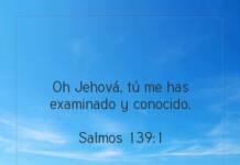 Postal – Oh Jehová, tú me…