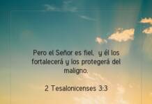 Postal – Pero el Señor es…