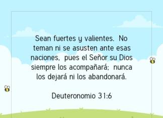 Postal – Sean fuertes y valientes….