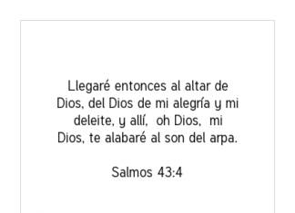 Postal – Llegaré entonces al altar…