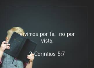 Postal – Vivimos por fe, …
