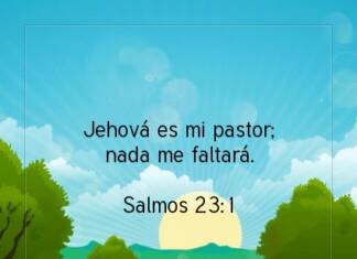 Postal – Jehová es mi pastor;…
