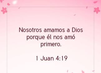 Postal – Nosotros amamos a Dios…